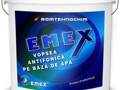 Vopsea Antifonica ?Emex? - Negru - Bid. 5 Kg